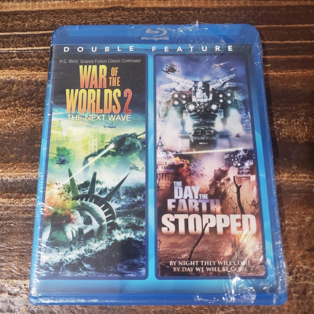 War of The Worlds 2 Blu Ray Double Feature The Day The Earth Stopped New Sealed